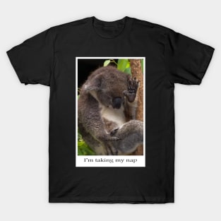 Do not disturb - I'm taking my nap! T-Shirt